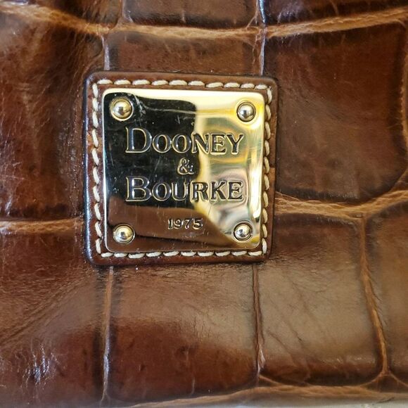Dooney & Bourke Medium Chiara Brown Leather Handbag - Picture 8 of 13